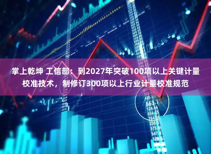掌上乾坤 工信部:到2027年突破100项以上关键计量校准技术,制修订300项以上行业计量校准规范